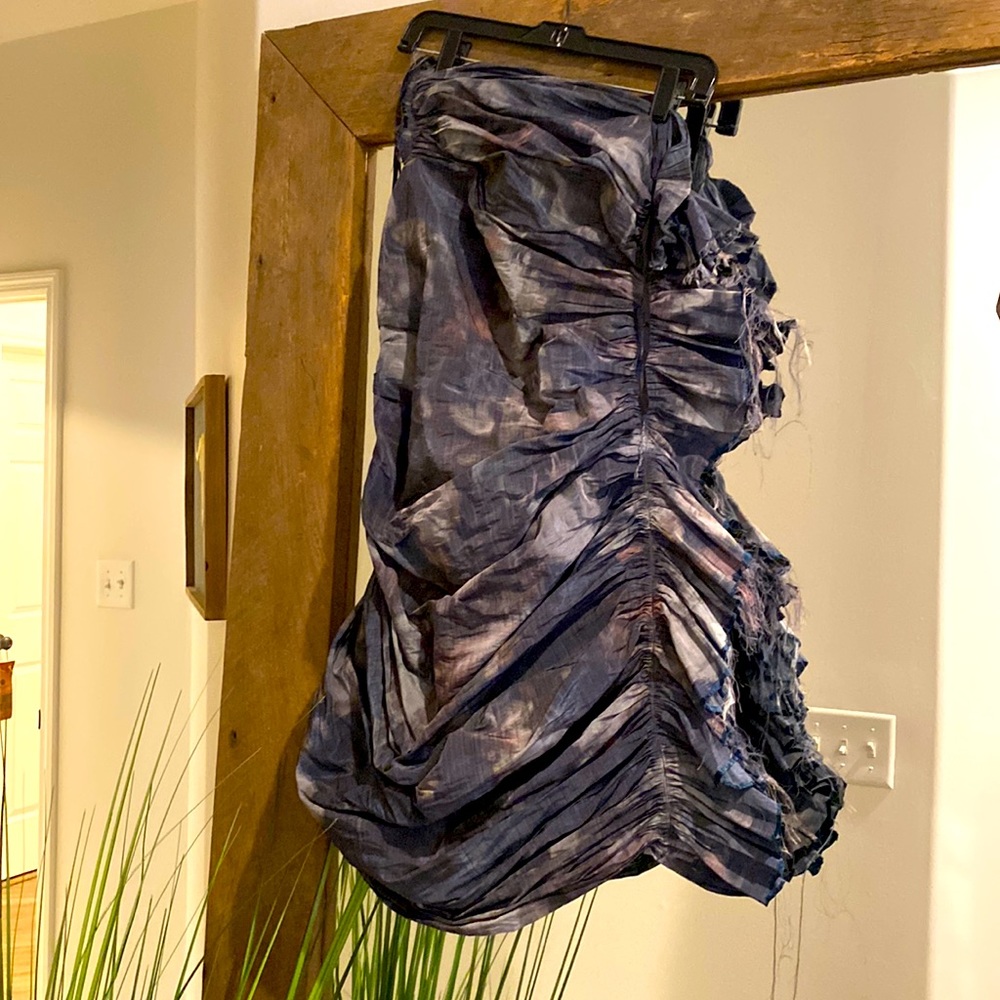 All Saints Strapless Dress from London